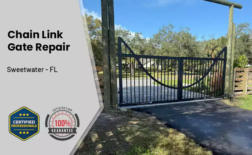 Chain Link Gate Repair Sweetwater - FL 