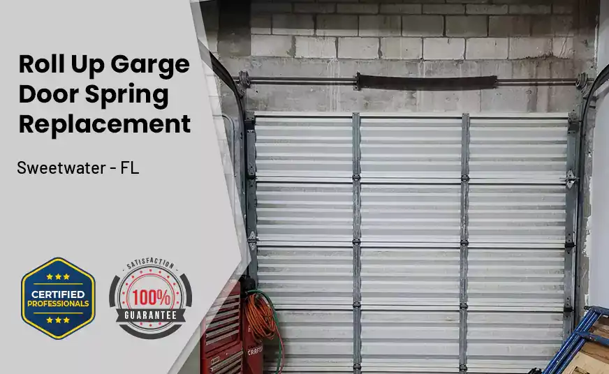 Roll Up Garage Door Spring Replacement Sweetwater - FL 