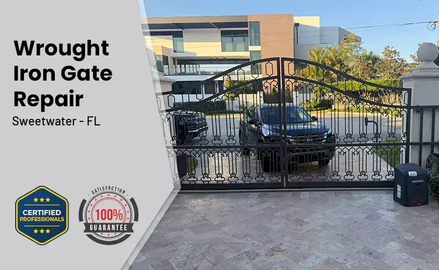  Wrought Iron Gate Repair Sweetwater - FL 